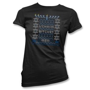 Cross-stitch MFM Hanukkah/Chanukah t-shirt